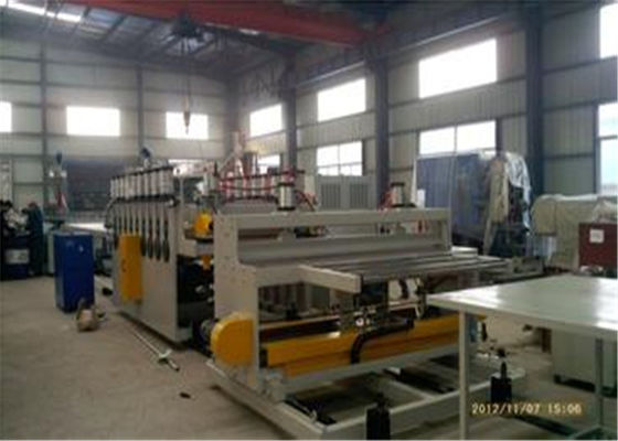 Good price Recycled PVC WPC Bathroom Foam Board Machine , Conical Twin Screw Extruder online