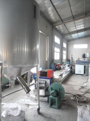 Good price Die Face Flakes Plastic Granule Single Screw Extruder / Water Ring Pellet Machine online