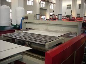 Good price Full Automatic WPC Foam Board Machine , Wood Plastic Double Screw Extruder online